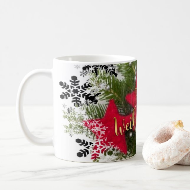Froge Weihnachten Kaffeetasse Kaffemugg (Med munk)