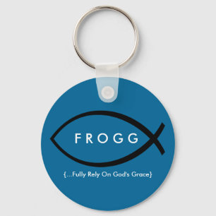 FROGG-nyckelkedjan (helt beroende av Guds nåd) Nyckelring