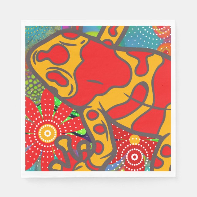 Frogger Pappersservett (Framsidan)