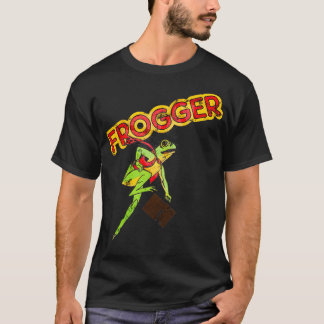 Frogger Vintage Stil T Shirt