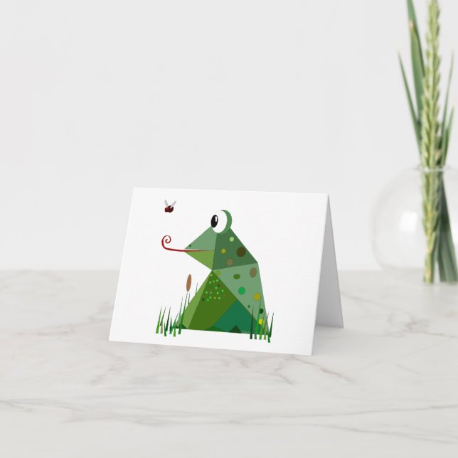 Froggie Greeting Card Helgkort (Framsida)