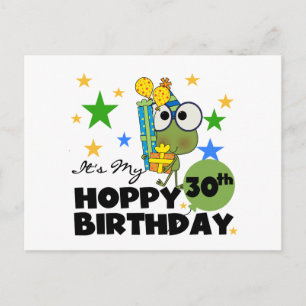 Froggie Hoppy 30års födelsedag Vykort