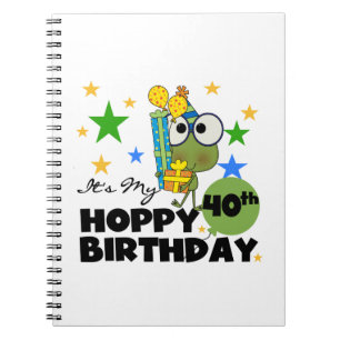 Froggie Hoppy 40-årsdag Anteckningsbok
