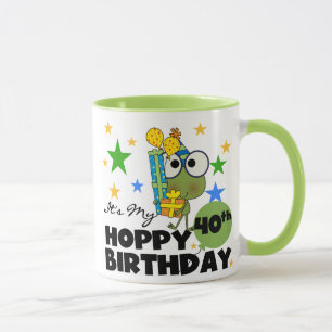 Froggie Hoppy 40th födelsedag Mugg