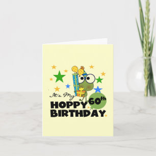 Froggie Hoppy 60:e födelsedagen Kort