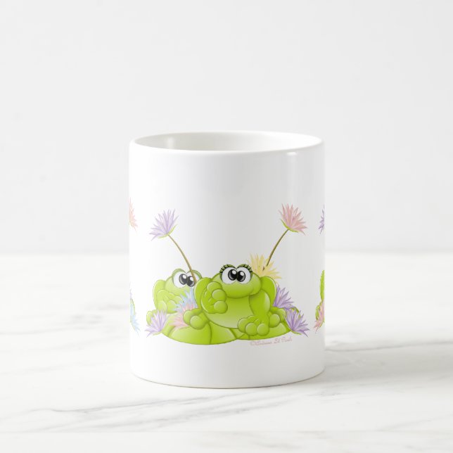 Froggie n liljar kaffemugg (Center)