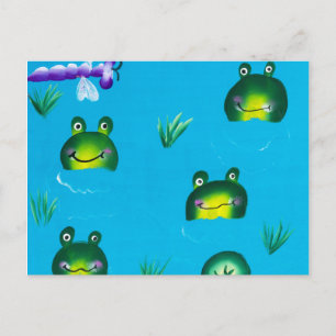 FROGGIE POND-vykort Vykort