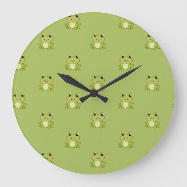 Froggy Decorative Clock Stor Klocka (Framsida)