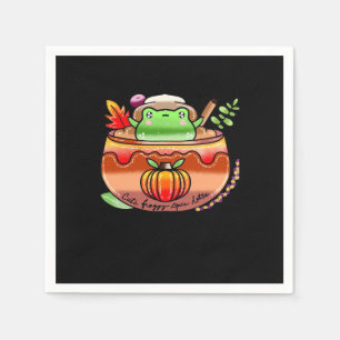 Froggy Delight Pumpkin Spice Latte Season Pappersservett