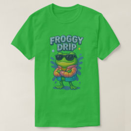 Froggy Drip Neon Streetwear Frog Stil Shirt T