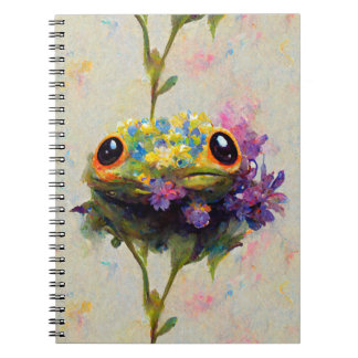 Froggy Journal - söt, imponistisk groda Anteckningsbok