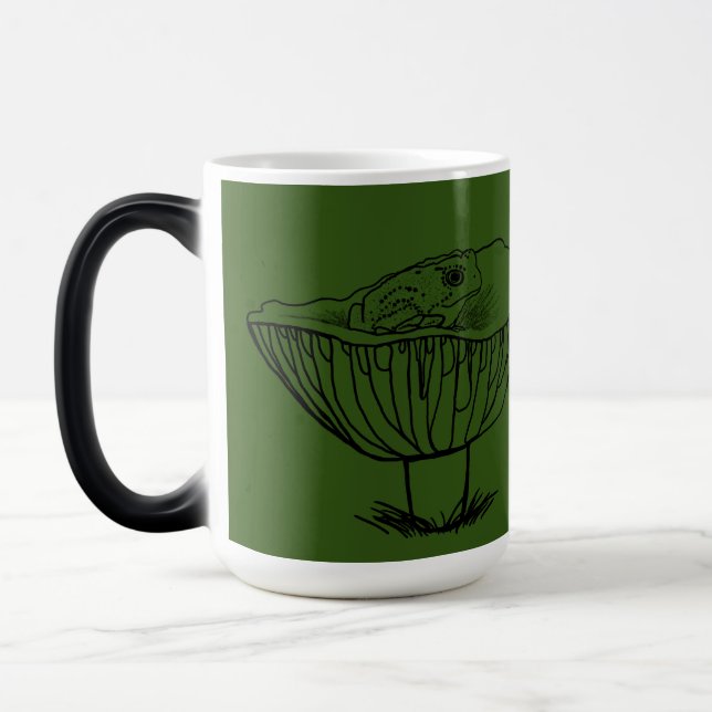 Froggy på ett svamprum magisk mugg (Vänster)