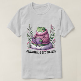 Froggy Reading är min terapi T Shirt