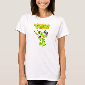Froginho de Capoeira grodakvinna tshirts/tröjor T-shirt