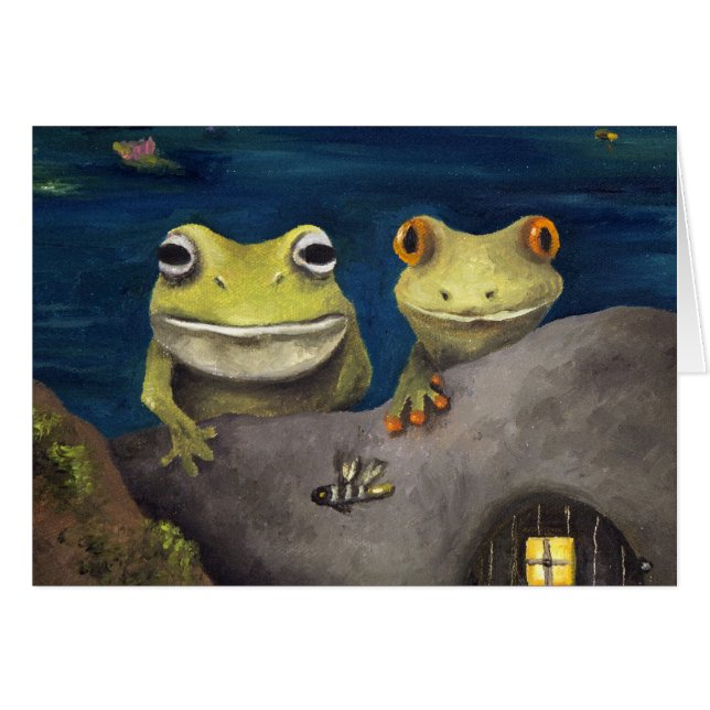 Frogland specificerar hälsningskort (Framsidan Horizontal)