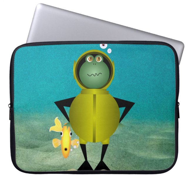 Frogman Laptop sleeve (Framsidan)