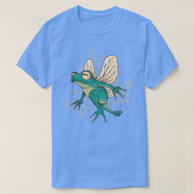 FrogMjölk med Vingar T Shirt (Design framsida)