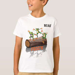 "Frog'n Anpassade Boy's T Shirt