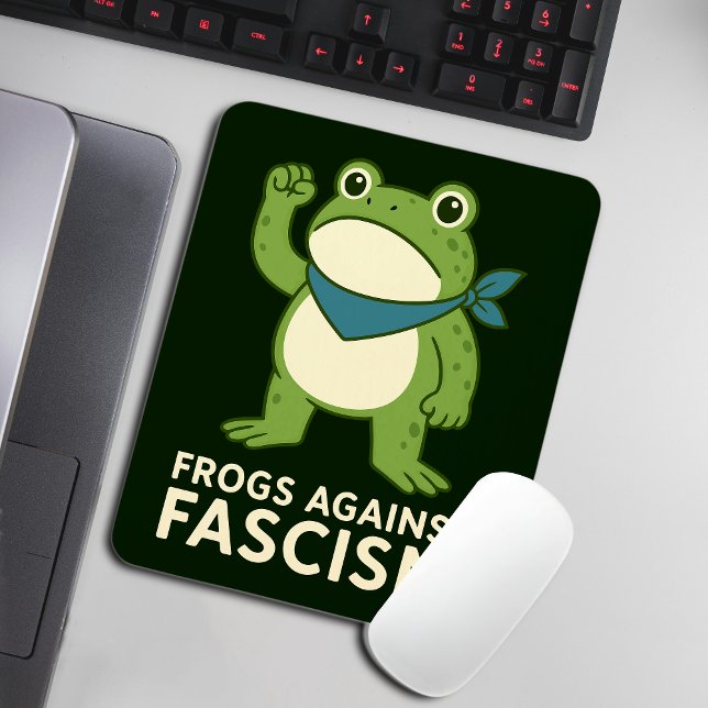 Frogs Against Fascism Portland Frog Protest Musmatta (Skapare uppladdad)