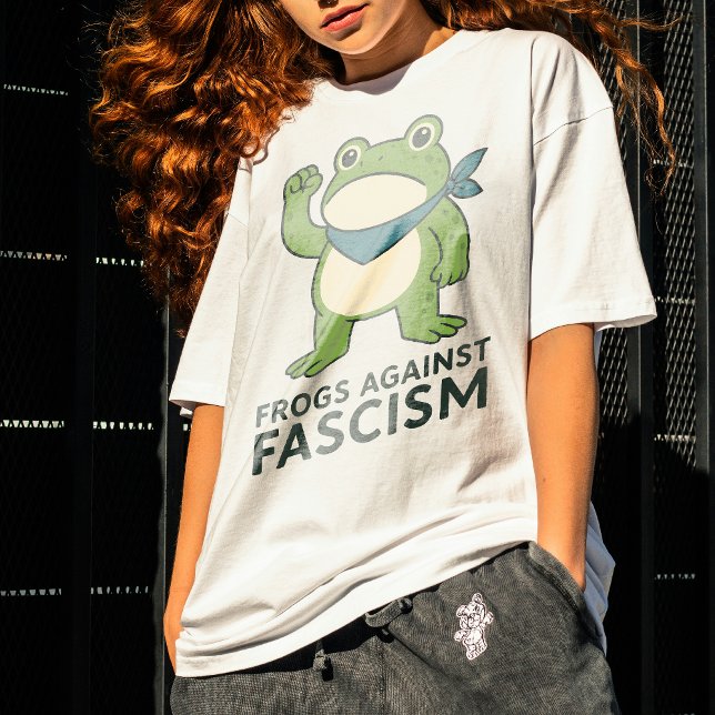 Frogs Against Fascism Portland Frog Protest T Shirt (Skapare uppladdad)