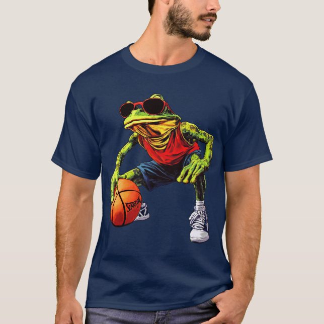 Frogs Basketball - Bball T-Shirt (Framsida)