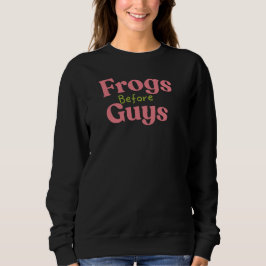 Frogs before guys valentine t shirt