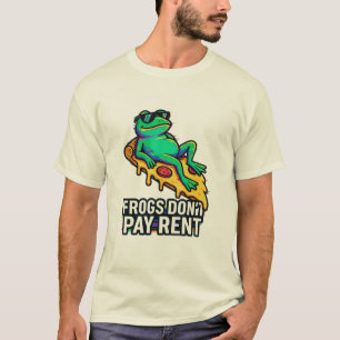 Frogs Betala inte hyra - Konstig Aesthetic Space M T Shirt