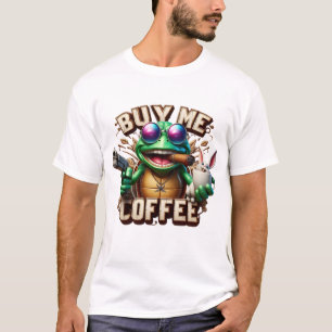 Frogs Brew and Protection köper en kaffe åt mig T Shirt