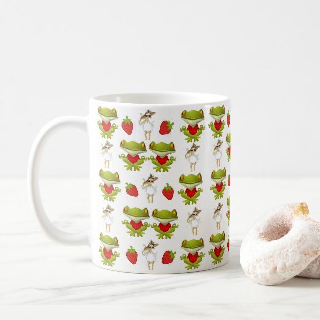 Frogs Chicken Strawberry Mugg (Med munk)