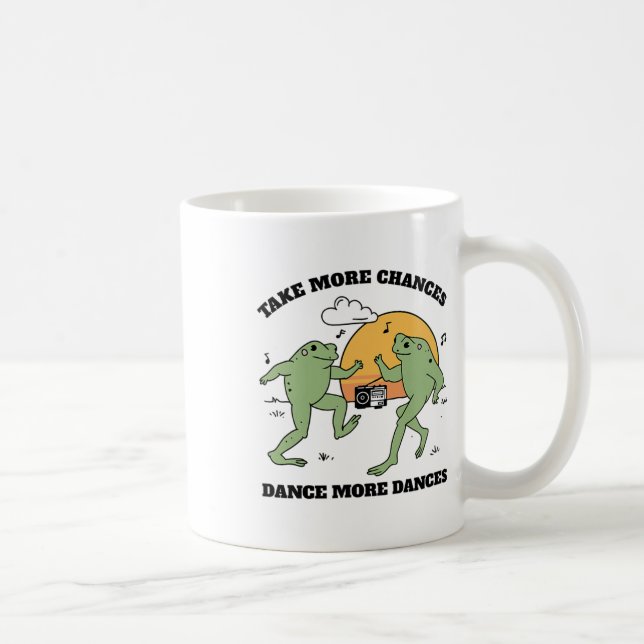 Frogs Dancing Together Kaffemugg (Höger)