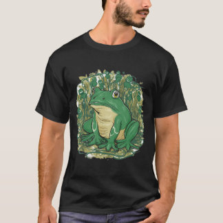Frogs Doodle Passande 3-Lagrar T Shirt