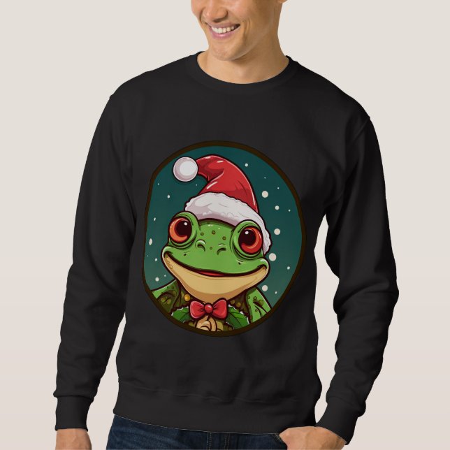 Frogs jul lång ärmad tröja (Framsida)