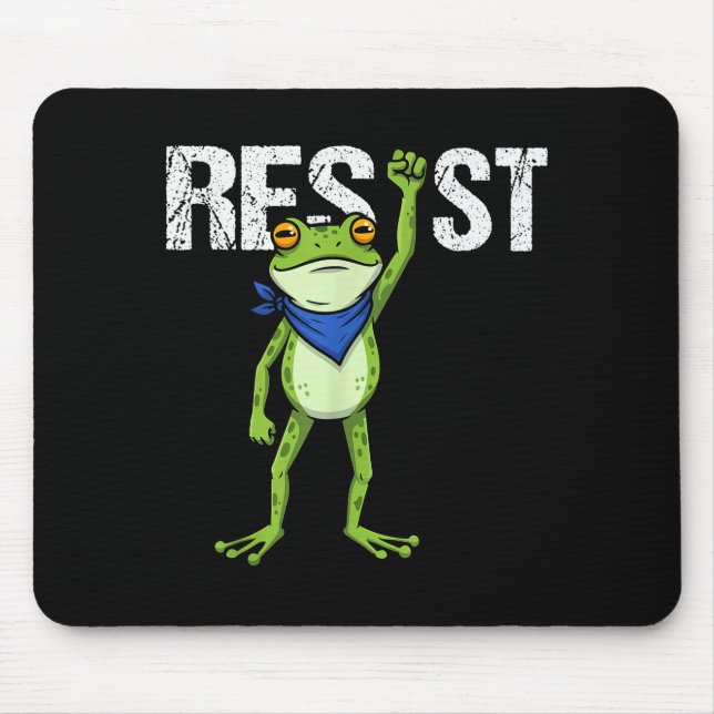 Frogs Resist - Rtland Frog Protest Funny  Musmatta (Framsidan)
