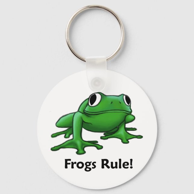 Frogs Rule! Nyckelring (Framsida)