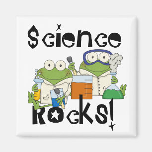 Frogs Science Sten Magnet