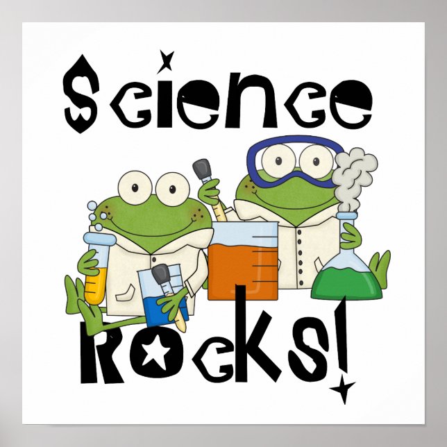 Frogs Science Sten Poster (Framsidan)