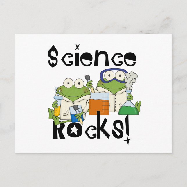 Frogs Science Sten Vykort (Framsida)