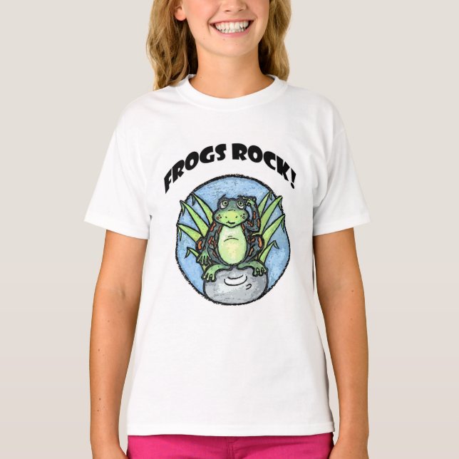 Frogs Sten T Shirt (Framsida)