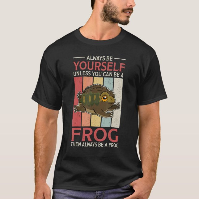 Frogs Toads Biology Biologist Humor Saying Amphibi T Shirt (Framsida)