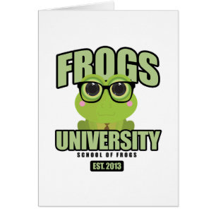 Frogs Universiteten Hälsningskort