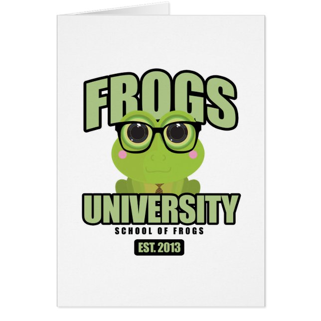 Frogs Universiteten Hälsningskort (Framsidan)