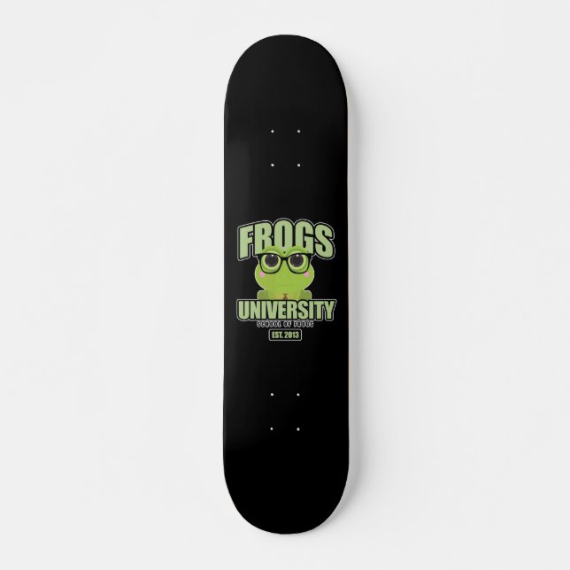 Frogs Universiteten Mini Skateboard Bräda 18,5 Cm (Framsida)