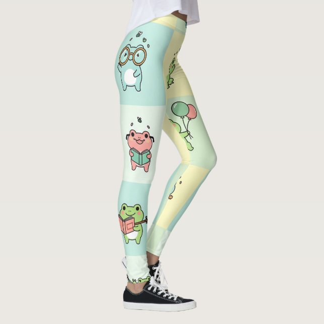Frogs with Tiny Hobbies Leggings (Höger)