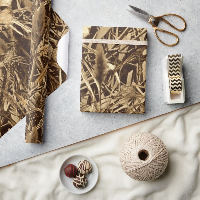 Frogskin, Anka Hunter, Waterfowl Camo Papper Presentpapper (Hantverk)