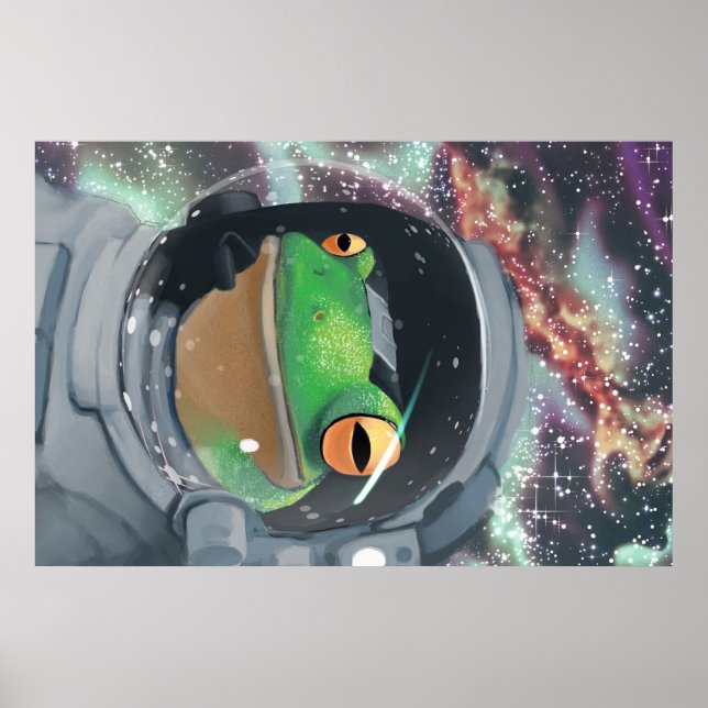 Frogstronaut Poster (Framsidan)
