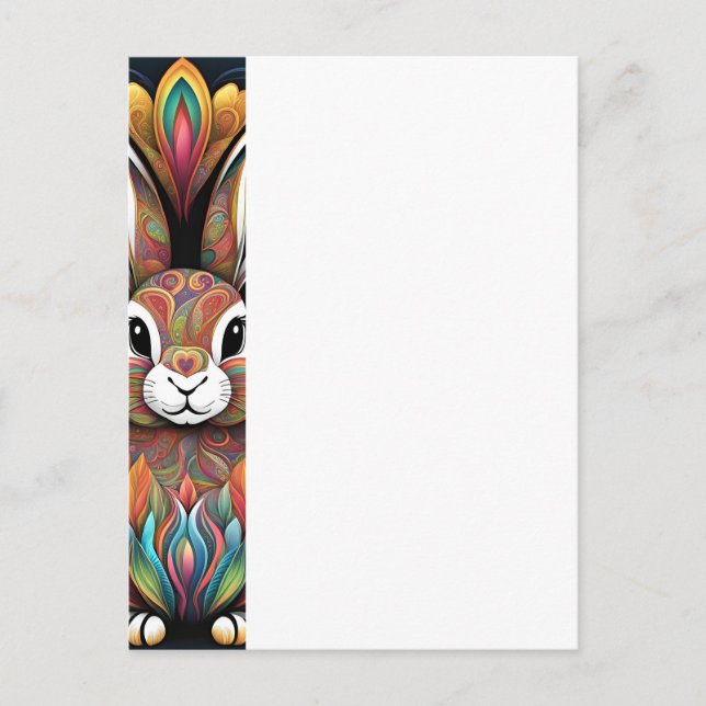 Frohe Ostern 2 Vykort (Framsida)