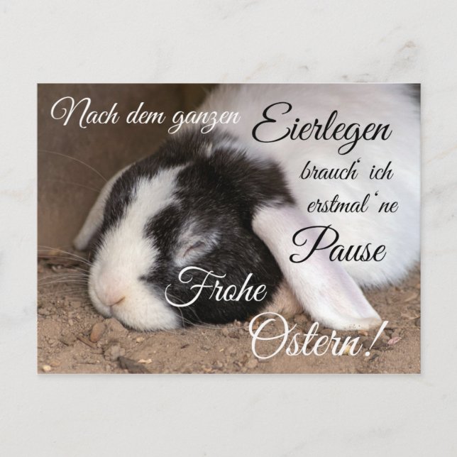 Frohe Ostern für Deine Liebsten! Vykort (Framsida)