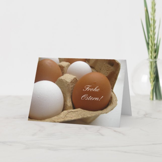 Frohe Ostern German Glad påsk Helgkort (Framsida)