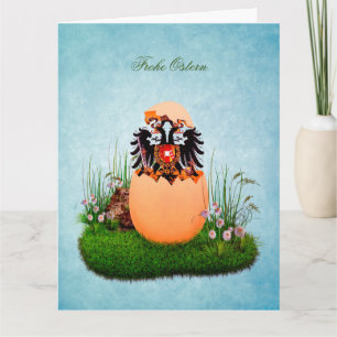 "Frohe Ostern" Habsburg-vikta kort