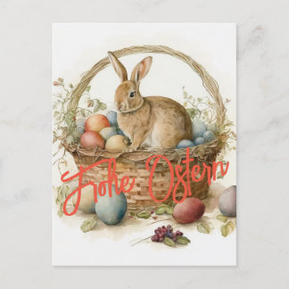 Frohe Ostern Postkarte Vykort